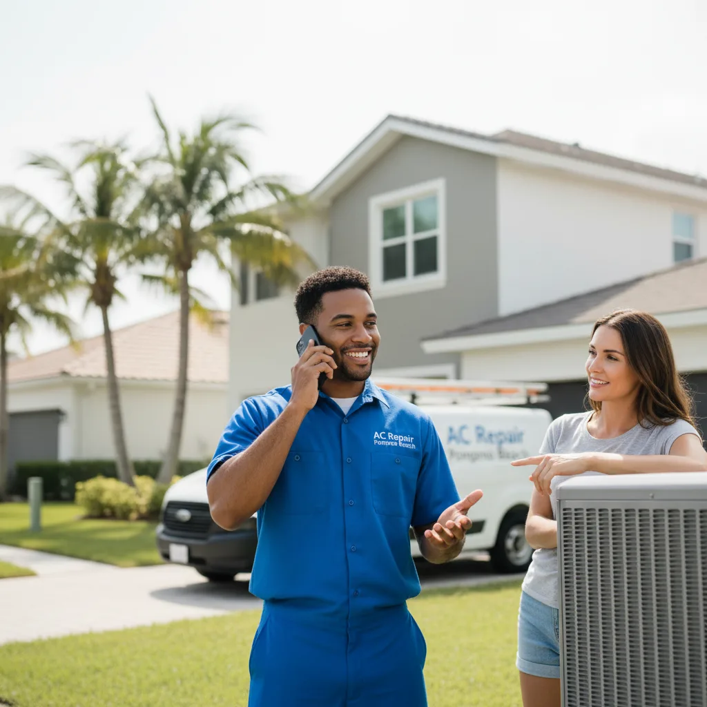 AC Repair Pompano Beach customer support in Rosenberg